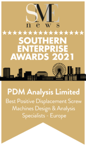 Best Screw Machines Design & Analysis Specialists SME award
