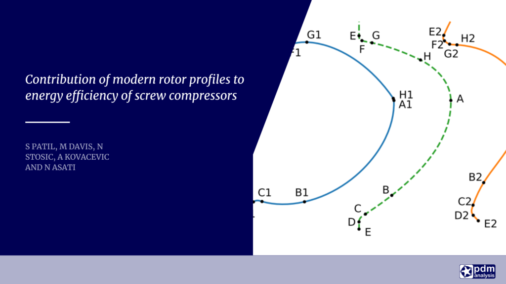 Contribution of modern rotor profiles to energy efficiency of screw compressors