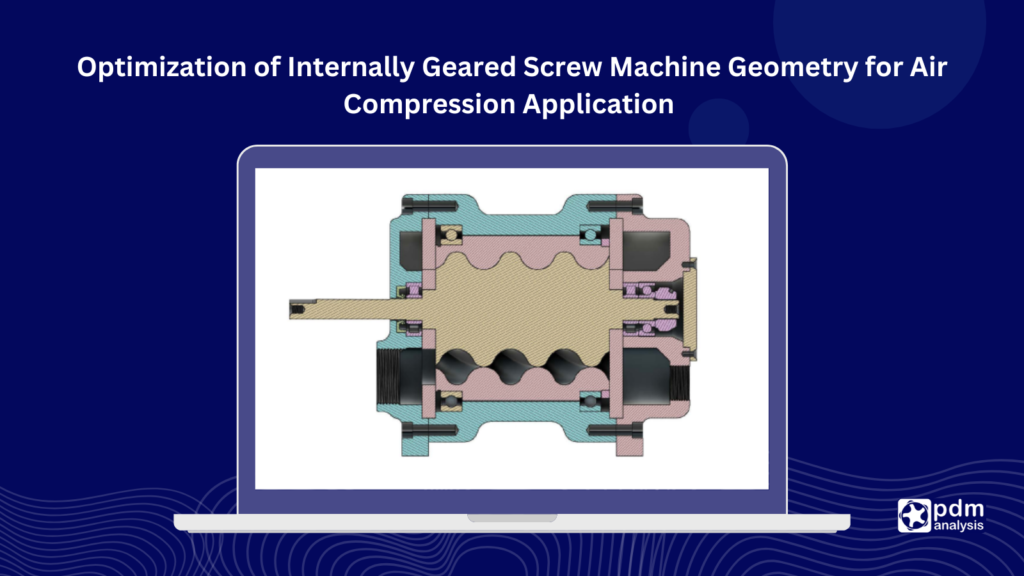 Optimization of Internally Geared Screw Machine Geometry for Air Compression Application